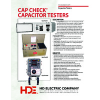 HD Electric Cap Check Distribution & Substation Capacitor Checker - Datasheet