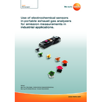 Testo 340 Flue Gas Analyser - Use of Electrochemical Sensors for Emissions Measurements and Industrial Applications