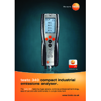 Testo 340 Flue Gas Analyser - Brochure