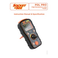 Socket & See PDL PRO High-Resolution Loop Tester - Instruction Manual