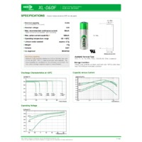 Comark Diligence EV N2011 Multi-Use Temperature Data Logger - Supplied Battery Datasheet