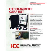 HD Electric (FACT) Feeder Ammeter Clear Test - Datasheet
