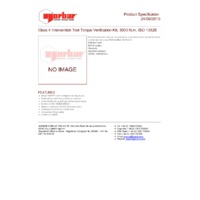 Norbar 60278.LOG Class 4 Intervention Tool Torque Verification Kit - Product Specifications