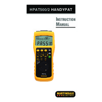 Martindale HPAT500-2 PAT Tester - User Manual