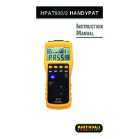 Martindale HPAT600-2 PAT Tester - User Manual