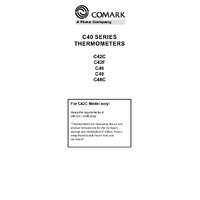 Comark C48C Industrial Thermometer  - User Manual