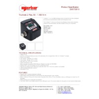 Norbar TruCheck™ 2 Plus 1100 Torque Measurement Tool - Product Specifications