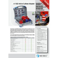 Metrel A1322 Active 3-Phase Adapter - Datasheet