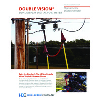 HD Electric DDVM-40 DoubleVision Dual Display Voltmeter - Datasheet