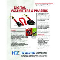 HD Electric Digital Voltmeters and Phasers - Datasheet