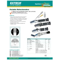 Extech RF20 Portable Salinity Refractometer Datasheet