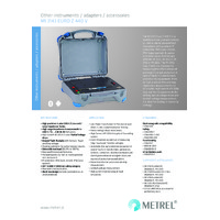 Metrel MI3143 EURO-Z 440V Multifunction Installation Tester - Datasheet