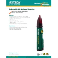 Extech DV30 AC Voltage Detector - Datasheet
