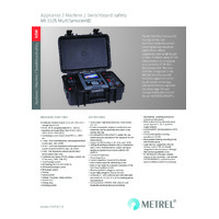 Metrel MI3325 MultiServicerXD Multifunction Tester - Datasheet