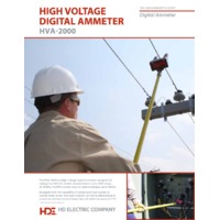 HD Electric HVA-2000 High Voltage Digital Ammeter - Datasheet