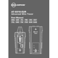 Beha-Amprobe AT-6010-EUR Advanced Wire Tracer Kit - User Manual