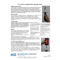 HD Electric VP-1 Direct Contact Voltage Probe - User Manual