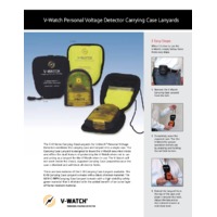 HD Electric C-10 and C-10FR Carrying Case Lanyards - Datasheet