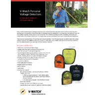 HD Electric V-Watch Personal Voltage Detectors - Datasheet