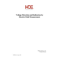 HD Electric Voltage Detection and Indication by Electric Field Measurement - White Paper