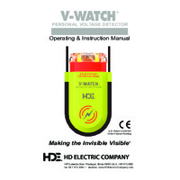 HD Electric VWS-20 V-Watch Personal Voltage Detector - Instruction Manual