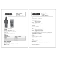 Martindale CD1000 Cable Detector Kit Datasheet