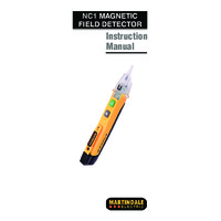 Martindale NC1 Non-contact Solenoid Magnetic Field Tester - Instruction Manual
