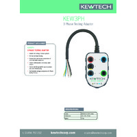 Kewtech KEW3PH 415V Three-Phase Testing Adaptor - Datasheet