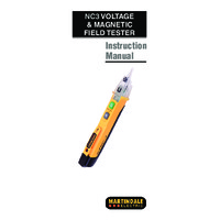 Martindale NC3 Non-contact Voltage and Magnetic Field Tester - Instruction Manual