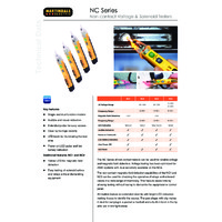 Martindale NC-Series Non-contact Voltage & Solenoid Testers - Datasheet