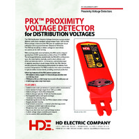 HD Electric PRX-69D Proximity Voltage Detector - Datasheet