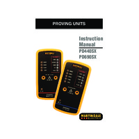 Martindale PD440SX and PD690SX Proving Units - Instruction Manual