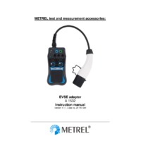 Metrel A1532 EVSE Adapter for Electric Vehicle Charger Testing - User Manual