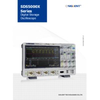 Siglent SDS500X Digital Storage Oscilloscopes - Datasheet