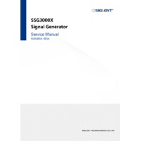Siglent SSG3000X RF Signal Generators - Service Manual