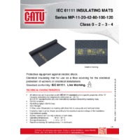 CATU insulating mats