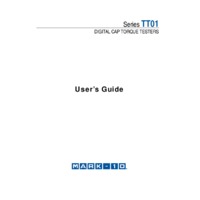 Mark-10 TT01 Series Cap Torque Testers - User Guide