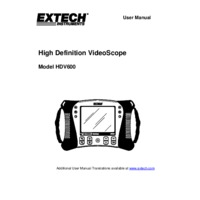 Extech HDV600 High-Definition Videoscope - User Manual