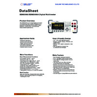 Siglent SDM3055 & SDM3055A Digital Multimeter - Datasheet