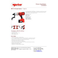 NOR-180541 - Product Specifications