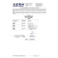 Kern UID High-Resolution Pallet Scales - Declaration of Conformity 2