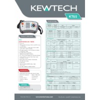 Kewtech KT65 Multifunction Tester - Datasheet