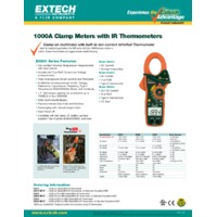 Extech EX830 Clamp Meter Datasheet