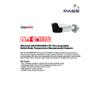 Hikvision DS-2TD2636B-15P DeepinView Bullet Body Temperature Thermal Camera - Datasheet