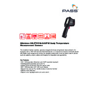 Hikvision DS-2TP21B-6AVFW Body Temperature Handheld Thermal Camera - Datasheet