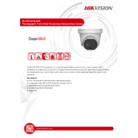 Hikvision DS-2TD1217B-3-PA DeepinView Body Temp Turret Thermal Camera - Datasheet