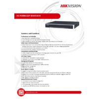 Hikvision DS-7608NI-12-8P 8-Channel NVR - Datasheet