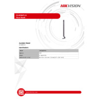 Hikvision DS-KAB671-B Floor Stand - Datasheet