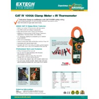 Extech EX840 Clamp Meter Datasheet