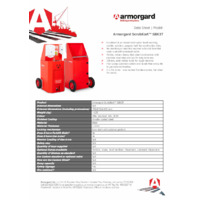 Armorgard SBK3T Cold Water Tank-Fed ScrubKart - Datasheet